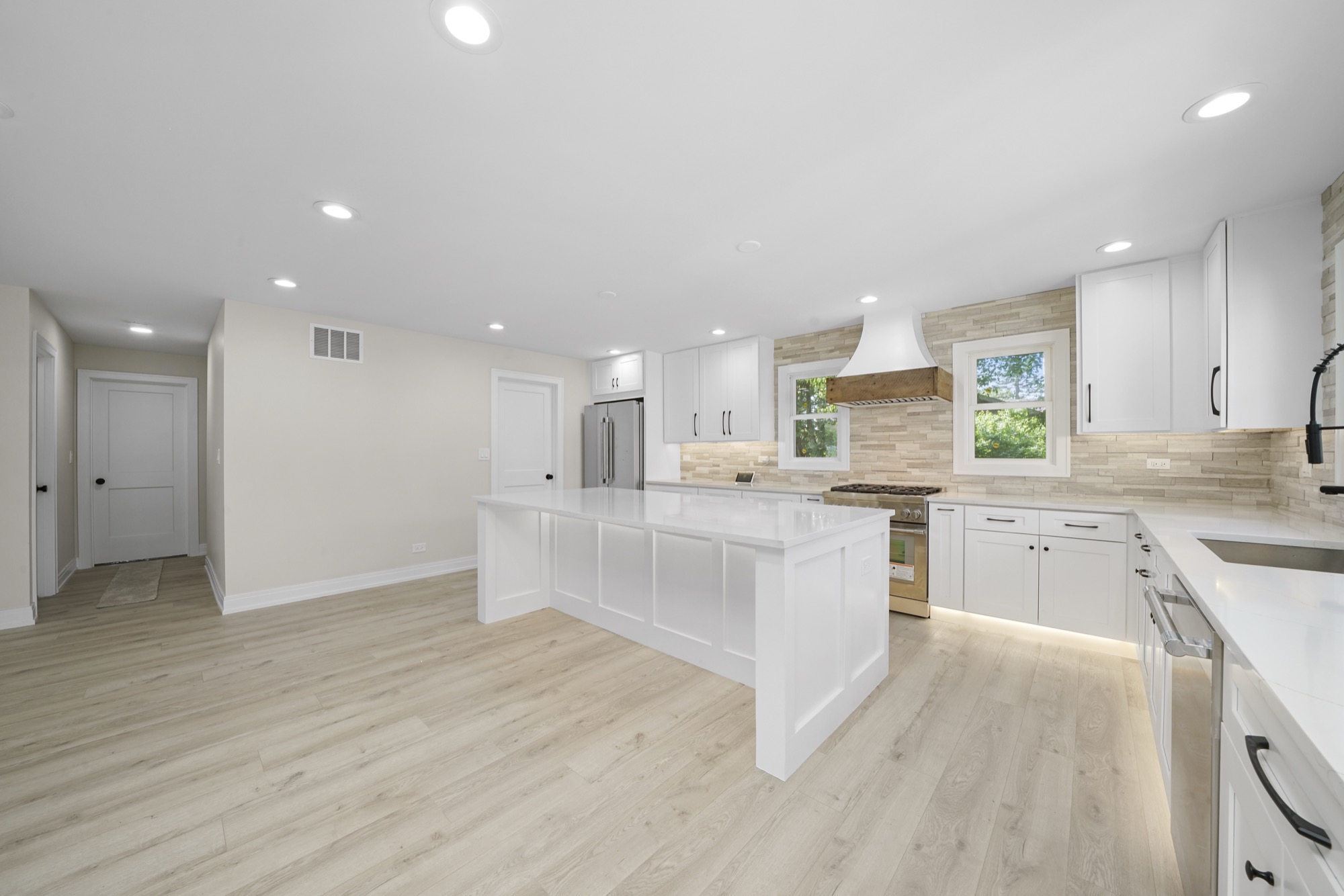 Modern renovated kitchen